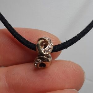 Rose Gold Plated Sterling Silver Charm Necklace